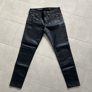 AG leather look jeans